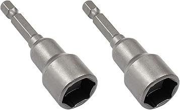 2 Stück Stecknuss Set, Magnete Sechskant Stecknuss, Steckschlüssel 17mm, Außensechskant, Steck…