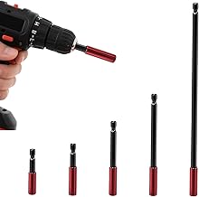 5 Stück Bithalter Magnetisch, 1/4 Zoll Sechskantschaft, Inklusive 50/60/100/150/300mm Bit Bitver…