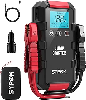 Autobatterie-Starthilfe, 6000A Starthilfe-Notfall (bis zu 12,0L Benzin und Diesel), 12V Batterie-…