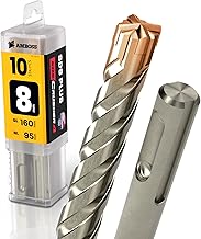 SDS Plus Hammerbohrer 4X Schneiden PGM Ø 8.0mm x 95mm – AMBOSS Werkzeuge SDS Crusher 4 – HM Beto…