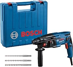 Bosch Professional Bohrhammer GBH 2-21 (mit SDS plus, inkl. 3x Drill Bit SDS plus, (6/8/10 mm), Z…
