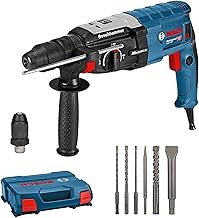 Bosch Professional Bohrhammer GBH 2-28 F (Leistung 880 Watt, Bohr-Ø Beton max: 28 mm, inkl. 6tlg…