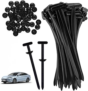 100 Stück Nylon Kabelbinder Schnalle, Universal Kabelbinderschnalle aus Nylon für Auto Reparatu…