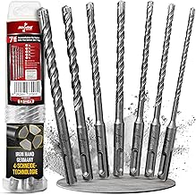 Iron Hand Germany – SDS Plus Bohrer 7er Set – 5mm, 6mm, 6mm, 8mm, 8mm, 10mm, 12mm – Betonbohrer, …