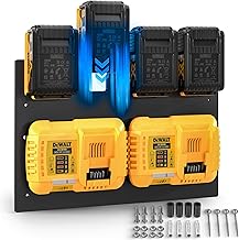 Wandhalterung für DeWalt Akkus und Ladegeräte | inkl. Befestigungsmaterial [Made IN Austria] Ak…