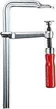 BESSEY Ganzstahl-Schraubzwinge GS25, Spannweite 250 mm Ausladung 120 mm, Vergüteter Gleit- und F…