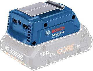 Bosch Professional 18V System Ladegerät GAA 18V-48 (kompakter USB-Ladeadapter, mit 2x 2,4 A Lade…