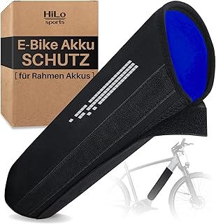 HiLo sports E-Bike Akku Schutzhülle – [Für 28-42 cm Rahmenumfang] – Thermoschutzhülle fürs E …