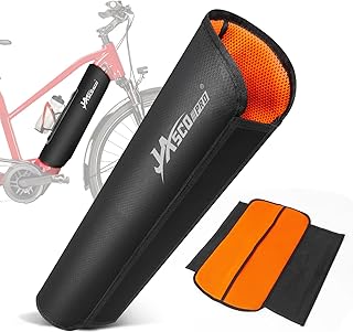 JASCOPRO E-Bike Akku Schutzhülle, Fahrrad Akku Abdeckung für 28-43cm Rahmenumfang, Ebike Akkusc…