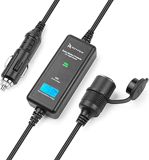 RoyPow VM10 12V 10A 120W All-in-1 Fahrzeug KFZ BATTERIE MONITOR & SCHÜTZER & Verlängerungskabel…