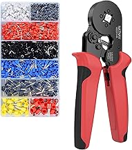 Crimpzange Aderendhülsen Set für 0,25-10 mm² mit 1300 Stück Aderendhülsen, Aderendhülsenzan…