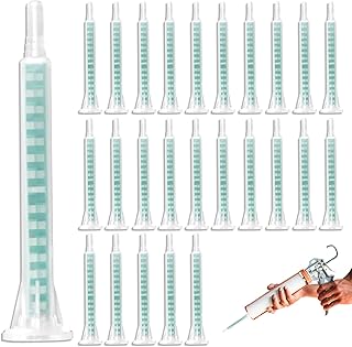 50 Stück Statikmischer für 2k Kleber, AB Kunststoffkleber Mischrohr Epoxid Mischdüse Statikmis…