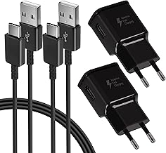 KAIMENGLONG 2er-Pack Adaptives Schnell Ladegerät Schnellladegerät Netzteil mit 1,5m USB Typ C L…