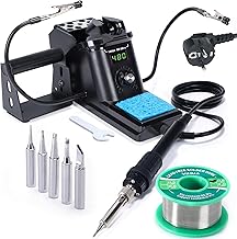 YIHUA 926LED III Lötstation-Set mit 10-in-1 Helfende Hände, Lötzinnspender, Bleifreiem Lötzin…
