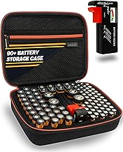 AKIELO+ Batterie Aufbewahrungsbox Mit Universalem Tester (Edition Core – Über 90+) – Unordnu…