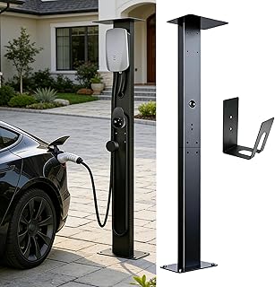 Wallbox Stand Standmontagepfosten Standsäule für Wallbox Ladestationen für Elektroautos 1-Side…