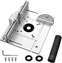 Set mit 3 Frästisch Einlegeplatten, Aluminiumlegierung, Frästisch Einlegeplatte für Oberfräse…