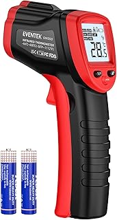 Eventek Infrarot Thermometer, -50°C bis 600°C Digitales Pyrometer mit Laser & LCD – Berührun…