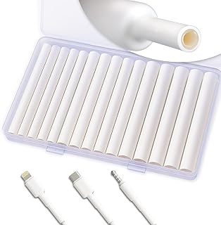 Schrumpfschlauch Weiß Set Wasserdicht, Verhältnis 3:1, 6,4 mm/7,9 mm/9,5 mm Sortiment mit Klebe…