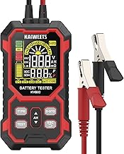 KAIWEETS Batterietester KFZ 12V/24V Digital Autobatterie Tester 50–2000 CCA mit SOH/SOC Analyse…