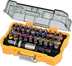 DEWALT 32-tlg. Schrauberbit-Set DT7969 (25 mm Bit-Set mit allen gängigen Schraubkopfprofilen, in…