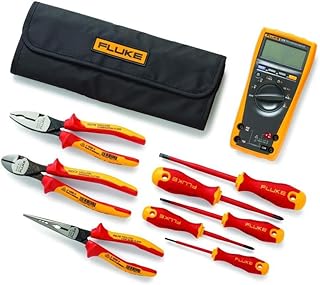 Echteffektiv-Multimeter Fluke 179 + Starter-Kit mit Handwerkzeugen (5 isolierte Schraubendreher u…
