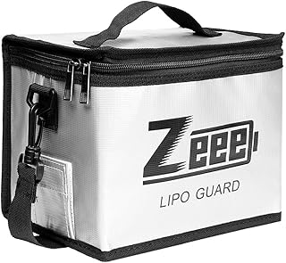 Zeee Lipo Safe Bag Feuerfeste, explosionsgeschützte Tasche Großraum-Lipo-Akku-Aufbewahrungsbox …