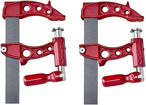 Piher Maxipress F Schraubzwinge | 2er Set | Hochleistungszwinge | 1000kg Spannkraft | geschützte…