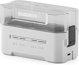 TILTA NP-FZ100 Akku-Ladegerät | Tragbare Ladestation | Lädt 4 Akkus mit USB-C PD 45 W Schnellla…