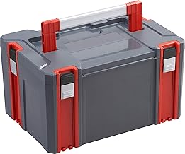 Connex Systembox – Größe L – 34 Liter Volumen – 80 kg Tragfähigkeit – Individuell erweiterbare…