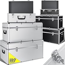Masko® 3er SET Alu Boxen | Alubox | Alukiste | Werkzeugkoffer | Werkzeugkasten | Transportbox | …
