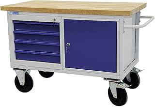 ADB mobile Werkbank Werktisch Werkstattwagen Tischwagen Rollwagen 1300x840x600 mm Werkstatteinric…