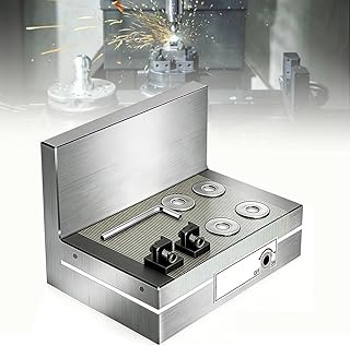 Magnetspannplatte, Magnetfutter Permanente, Drehbank Spanplatte Magnetisch, 90° Winkel, 0,5+1,5m…