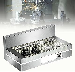 Magnetspannplatte, Magnetfutter Permanente, Drehbank Spanplatte Magnetisch, 90° Winkel, 0,5+1,5m…
