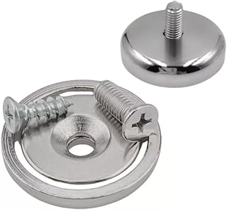 STRONG MAGNETS Neodym POT-Magnet – 32 mm – 4 Stück Extra stark, hält bis 35kg – Industrielle An…