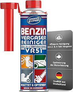 SYPRIN Original Vergaserreiniger VR51 für 2 Takt 4 Takt Benzin Motoren – geeignet für Auto und …