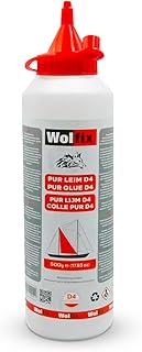 Wolfix Holzleim 500g D4 PUR PU Leim Express wasserfest Holz Stark Holzkleber schnell trocknender …