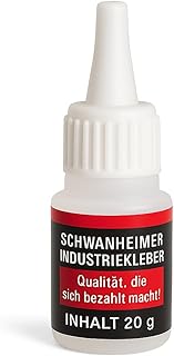 SCHWANHEIMER Industriekleber Nr. 100 – 20 g – Verbindet mit- und untereinander dauerhaft Mate…