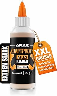 Alleskleber 100 ml – extra starker & schnell trocknender Superkleber – transparent & flexib…