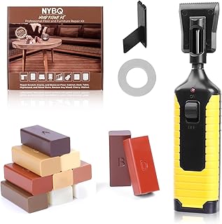 NYBQ Laminatfußboden Reparaturset Hartwachs Holzboden Holzmöbel Reparaturset Wachsschmelzer 11 …