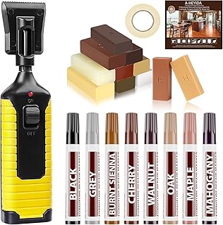 Laminat Reparaturset – Parkett Reparaturset with 11 Farben Hartwachs,Einfache Lösung Reparatur v…