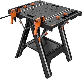 WORX PEGASUS WX051 mobile multifunktionale Werkbank – hochwertiger Arbeitstisch klappbar für die…