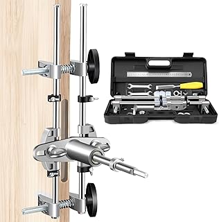 Türschloss-Einsteck-Set, 18 mm, 22 mm, 25 mm, Wartungsset, Holzbearbeitung, Lochsägenöffner, 1…