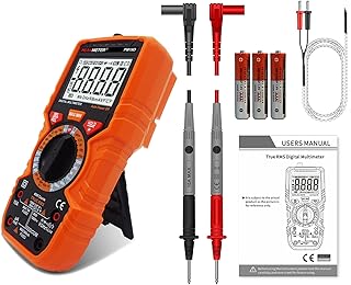 Digital Multimeter mit 6000 Zählungen,True RMS Voltmeter Ohmmeter Amperemeter,Misst Spannung Str…