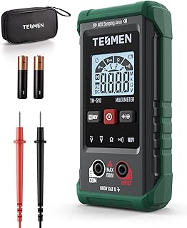 TESMEN TM-510 Digital Multimeter, 4000 Zähler Messgerät, Voltmeter mit Automatischem Messbereic…