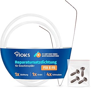 VIOKS Reparatursatz Pumpentopf Dichtung 12005744 – Ø 182mm für Spülmaschine Pumpentopf-Dichtun…