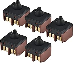 5 x Ersatz-Druckknopfschalter für 100 mm 10,2 cm für Winkelschleifer, Polierer, Elektrowerkzeug…