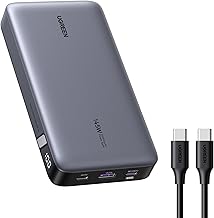UGREEN Nexode Power Bank 145W Max 25000mAh externer Akku mit 3 Anschlüsse USB C Powerbank mit Di…
