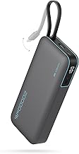 CUKTECH 20000mah Power Bank, 45W Powerbank mit Integriertem USB-C Kabel, Externe Handyakkus mit S…