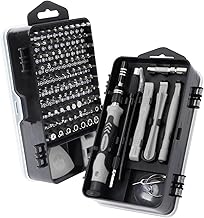 SHARDEN Feinmechaniker Schraubendreher Set, 122 in 1 Mini Präzisions Werkzeug Kit mit Torx T2 T5…